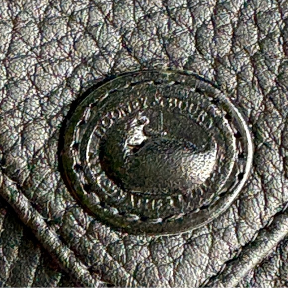 Dooney & Bourke all weather leather Snap Button Strap Caddy Purse bag accessory - Picture 13 of 15